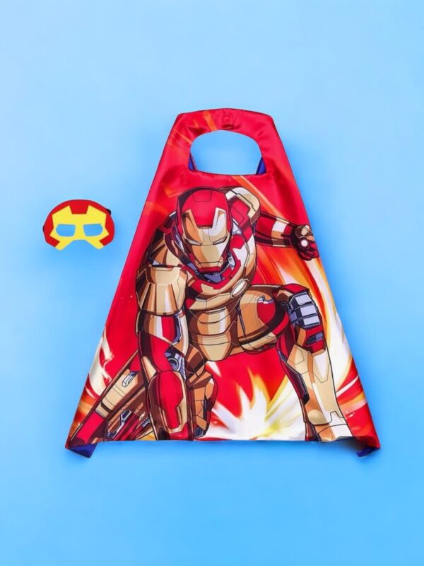 Kids Ironman Cape and Mask - 5-8yrs